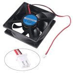 4 DC 12V Cooling Fan- 1pcs (Black)